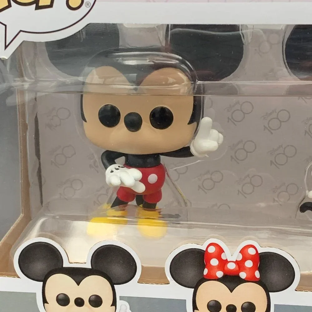 Funko Pop Disney 100 Mickey Minnie Donald Daisy 4 Pack Walmart Exclusive